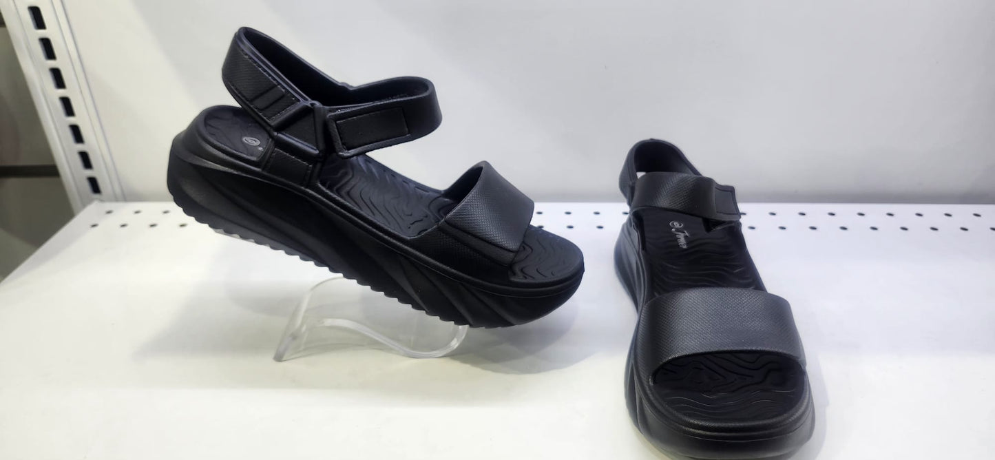 Women's Slide Slippers (Roast-18) Thick bottom Massage Shower Spa open Toe Cuddle Sandals Fitness Home Shoes