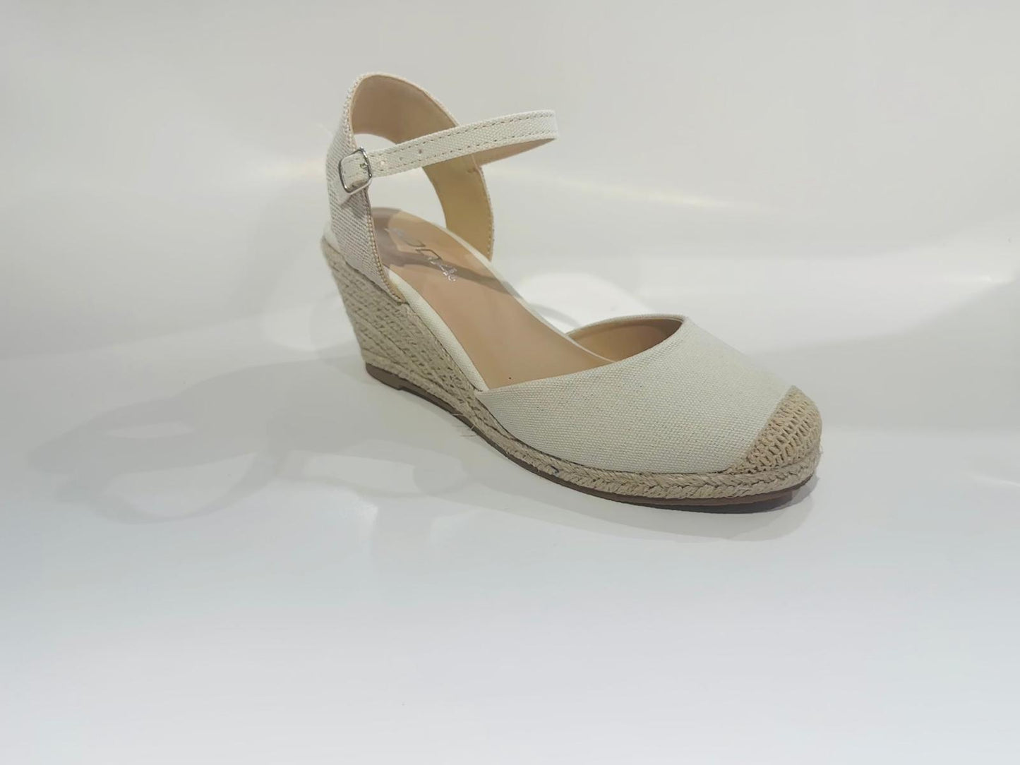 Women's Closed Toe Espadrille Wedge Sandal (Elfin)