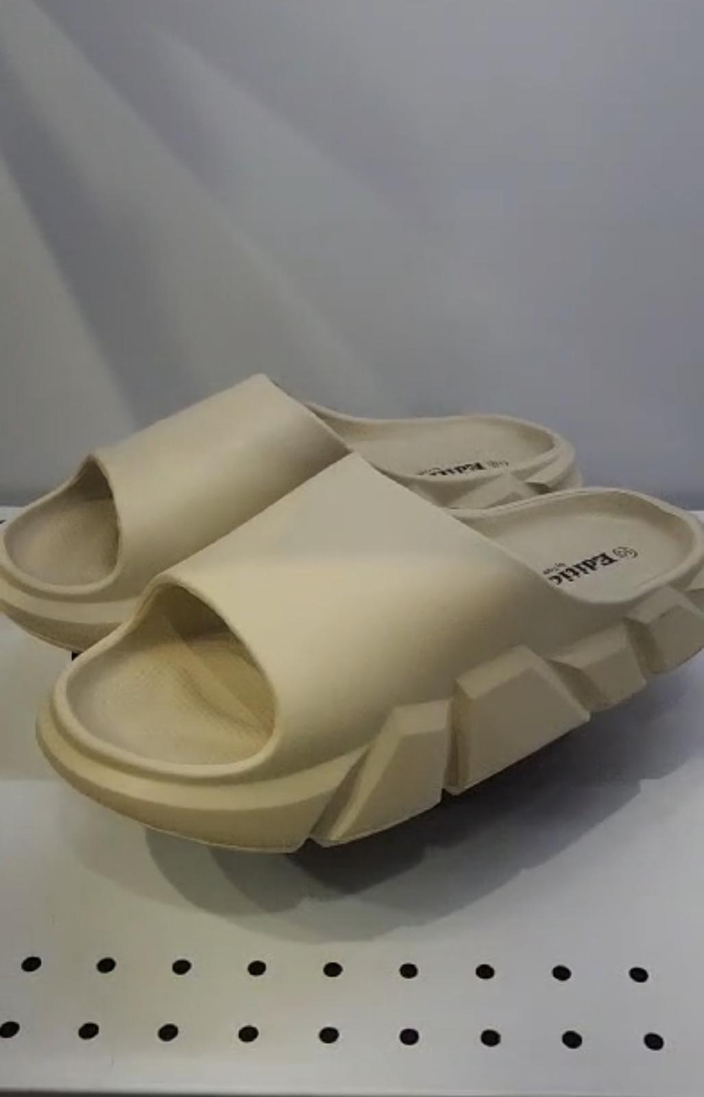 Men's Slide Slippers (Nevin-43) Thick bottom Massage Shower Spa open Toe Cuddle Sandals Fitness Home Shoes