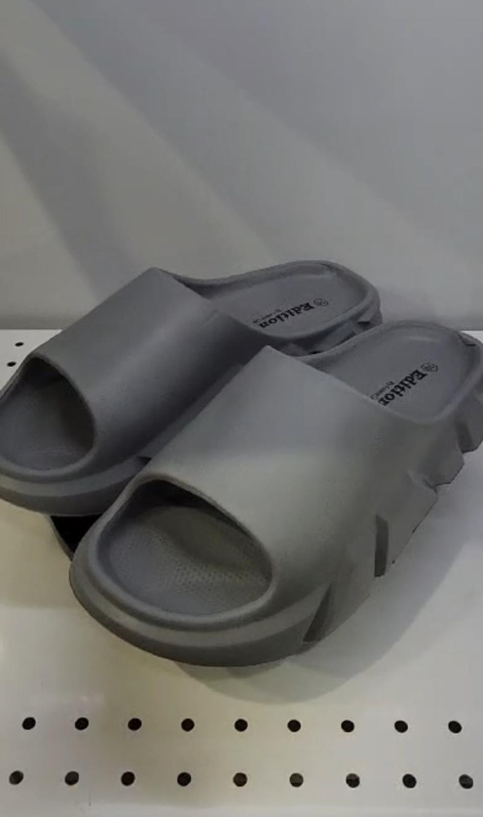 Men's Slide Slippers (Nevin-43) Thick bottom Massage Shower Spa open Toe Cuddle Sandals Fitness Home Shoes