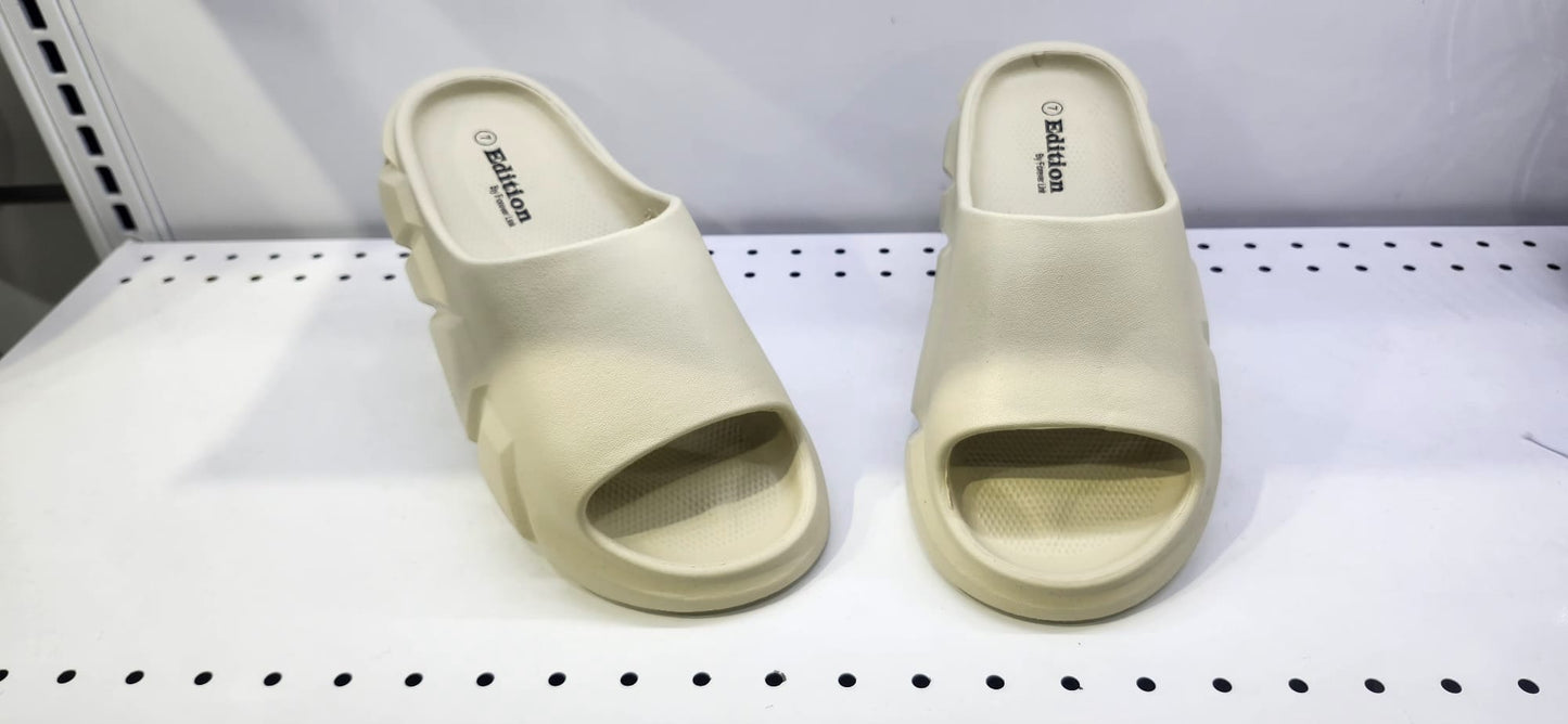 Men's Slide Slippers (Nevin-43) Thick bottom Massage Shower Spa open Toe Cuddle Sandals Fitness Home Shoes