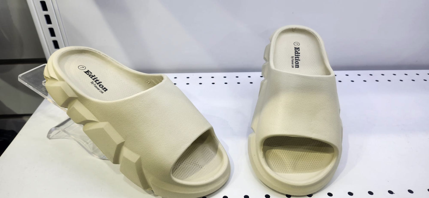 Men's Slide Slippers (Nevin-43) Thick bottom Massage Shower Spa open Toe Cuddle Sandals Fitness Home Shoes
