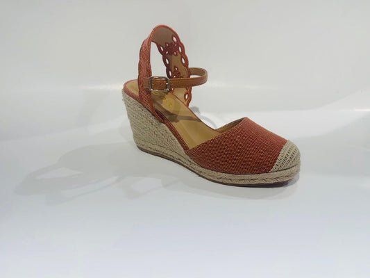 Women's Closed Toe Espadrille Wedge Sandal (Lumina)