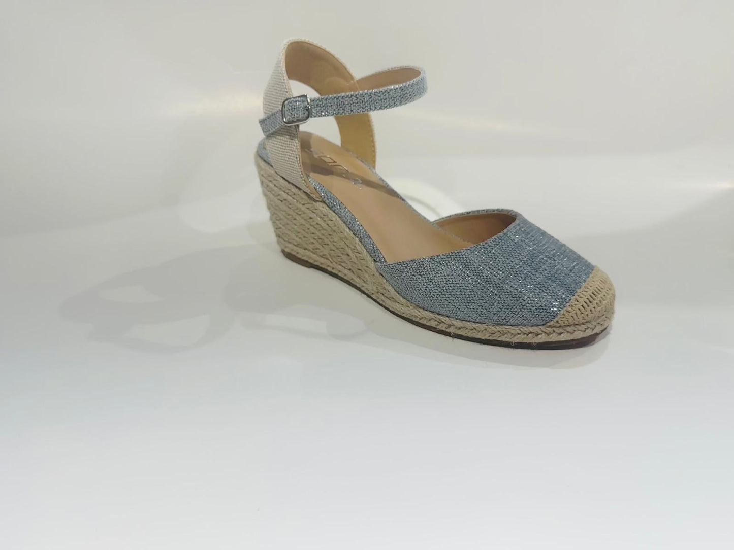 Women's Closed Toe Espadrille Wedge Sandal (Elfin)